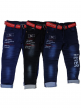 Boys Dobby Front Designer Funky Jeans