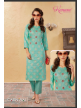 Womens Kurti with Palazzo with Handwork