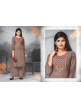 Woman Checked Printed Kurti with Palazzo